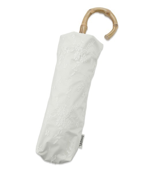 SNIDEL(スナイデル)の「レースレイヤードアンブレラ(折りたたみ傘・レディース・ブラック/ホワイト・FREE)」の7枚目の写真