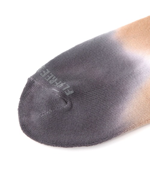 BAYFLOW（ベイフロー）の「ショートタイダイクルーソックス（ソックス/靴下・メンズ・グリーン/ブルー/グレー・FREE）」の7枚目の写真