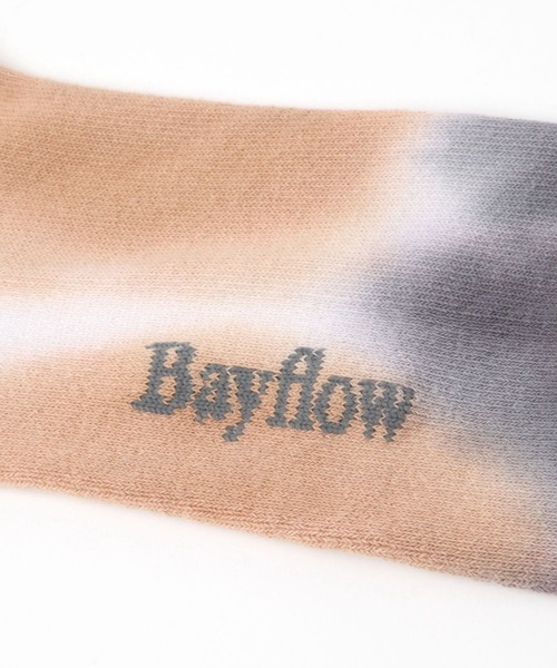 BAYFLOW（ベイフロー）の「ショートタイダイクルーソックス（ソックス/靴下・メンズ・グリーン/ブルー/グレー・FREE）」の8枚目の写真