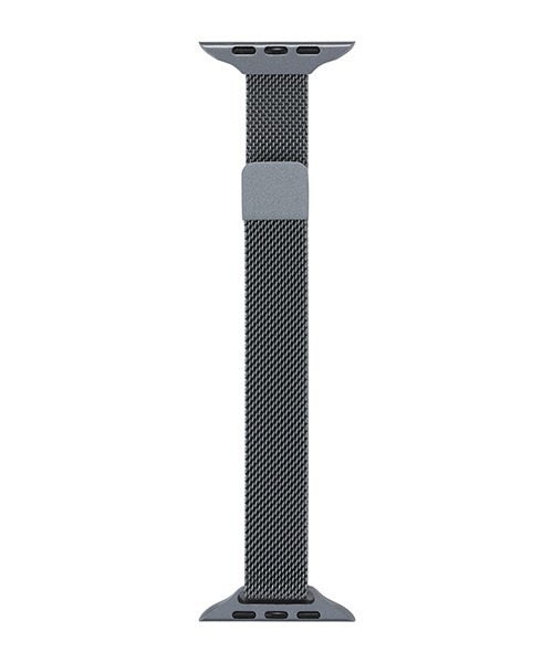 UNii(ユニー)の「メタルステンレスバンド Apple Watch バンド ベルト 41/40/38mm マグネット スリム バイカラー シンプル(デジタル腕時計・レディース・シルバー/その他4/ピンクゴールド/その他5/その他3/その他2/その他1/ピンク/グレー・ONE SIZE)」の1枚目の写真