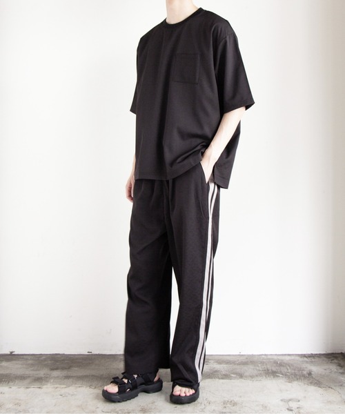 COMMON WARE(コモンウェアー)の「COMMONWARE:リネンライクライン入りイージーパンツ(その他パンツ・メンズ・ブラック/チャコールグレー/グレイッシュベージュ・M/L/XL)」の13枚目の写真