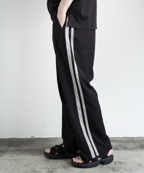COMMON WARE(コモンウェアー)の「COMMONWARE:リネンライクライン入りイージーパンツ(その他パンツ・メンズ・ブラック/チャコールグレー/グレイッシュベージュ・M/L/XL)」の5枚目の写真