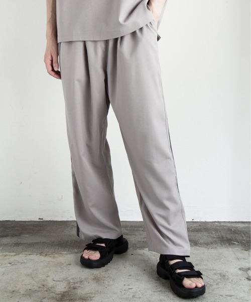 COMMON WARE(コモンウェアー)の「COMMONWARE:リネンライクライン入りイージーパンツ(その他パンツ・メンズ・ブラック/チャコールグレー/グレイッシュベージュ・M/L/XL)」の10枚目の写真