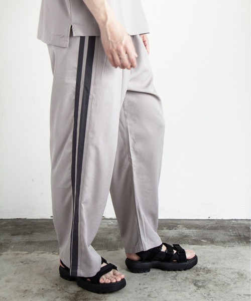 COMMON WARE(コモンウェアー)の「COMMONWARE:リネンライクライン入りイージーパンツ(その他パンツ・メンズ・ブラック/チャコールグレー/グレイッシュベージュ・M/L/XL)」の11枚目の写真