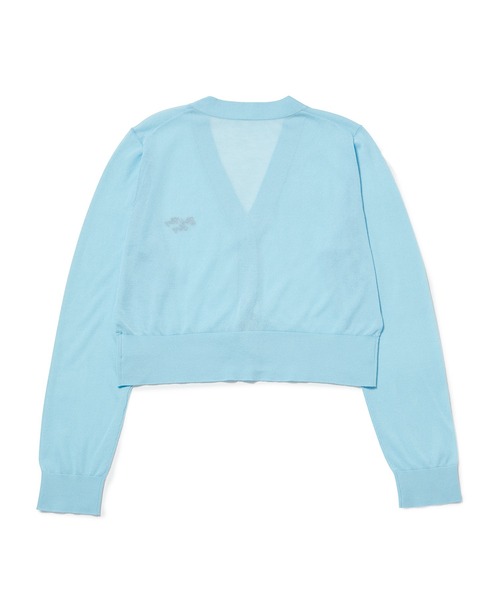 bonjour records（ボンジュールレコーズ）の「【bonjour records/ボンジュールレコード】 Original Light Sheer Cardigan "Girl/Boy Song" オリジナルライトシアーカーディガン（カーディガン/ボレロ・レディース・ホワイト/ブルー・S/M）」の3枚目の写真