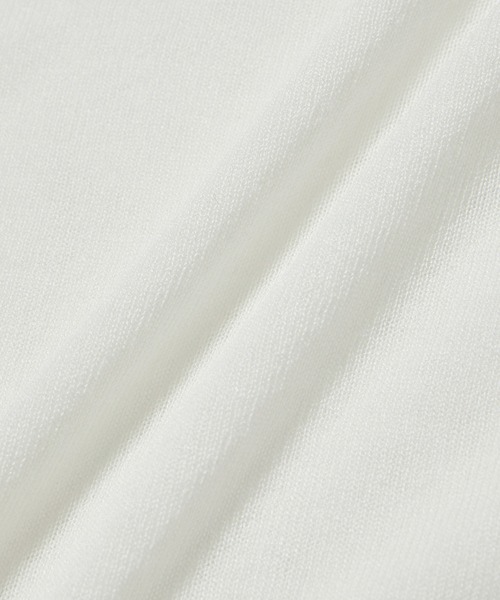 bonjour records（ボンジュールレコーズ）の「【bonjour records/ボンジュールレコード】 Original Light Sheer Cardigan "Girl/Boy Song" オリジナルライトシアーカーディガン（カーディガン/ボレロ・レディース・ホワイト/ブルー・S/M）」の11枚目の写真