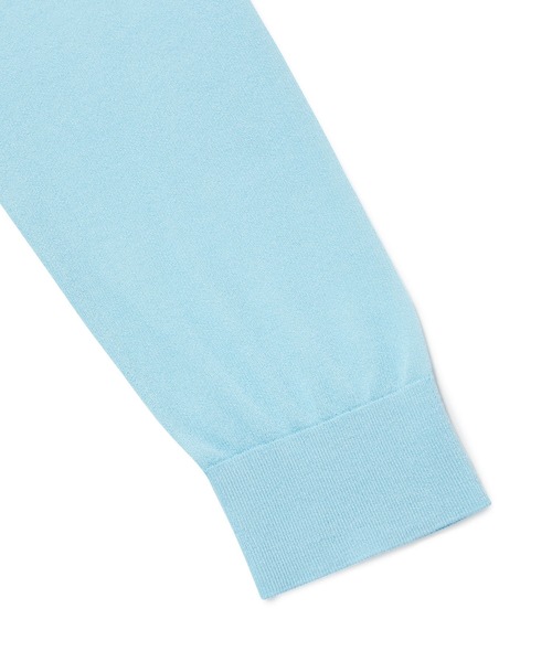 bonjour records（ボンジュールレコーズ）の「【bonjour records/ボンジュールレコード】 Original Light Sheer Cardigan "Girl/Boy Song" オリジナルライトシアーカーディガン（カーディガン/ボレロ・レディース・ホワイト/ブルー・S/M）」の6枚目の写真