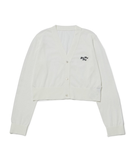 bonjour records（ボンジュールレコーズ）の「【bonjour records/ボンジュールレコード】 Original Light Sheer Cardigan "Girl/Boy Song" オリジナルライトシアーカーディガン（カーディガン/ボレロ・レディース・ホワイト/ブルー・S/M）」の14枚目の写真