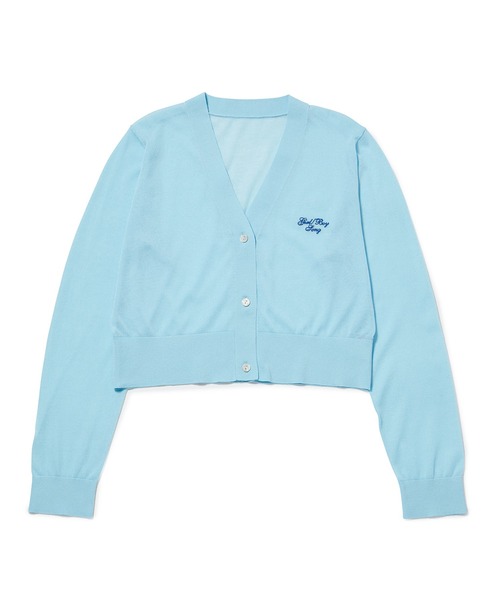 bonjour records（ボンジュールレコーズ）の「【bonjour records/ボンジュールレコード】 Original Light Sheer Cardigan "Girl/Boy Song" オリジナルライトシアーカーディガン（カーディガン/ボレロ・レディース・ホワイト/ブルー・S/M）」の13枚目の写真