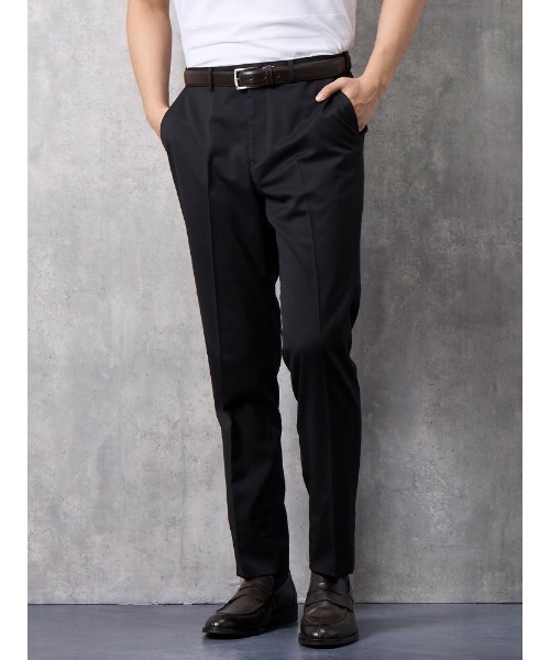 軽量＆清涼パンツ　トロピカル生地・高通気　凄脚（すごあし）シリーズ　無地　ブラック