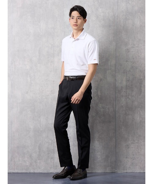 軽量＆清涼パンツ　トロピカル生地・高通気　凄脚（すごあし）シリーズ　無地　ブラック