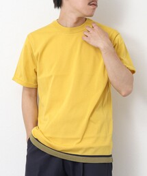 NOLLEY'S goodman | 《吸汗性 / 通気性》マシンウォッシャブル ニットTシャツ(ニット/セーター)