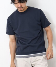 NOLLEY'S goodman | 《吸汗性 / 通気性》マシンウォッシャブル ニットTシャツ(ニット/セーター)