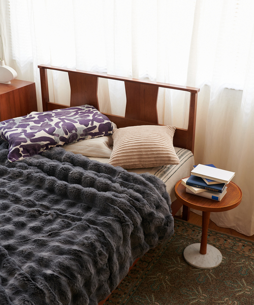 セール】FUR BLANKET L フェイクファー ブランケット