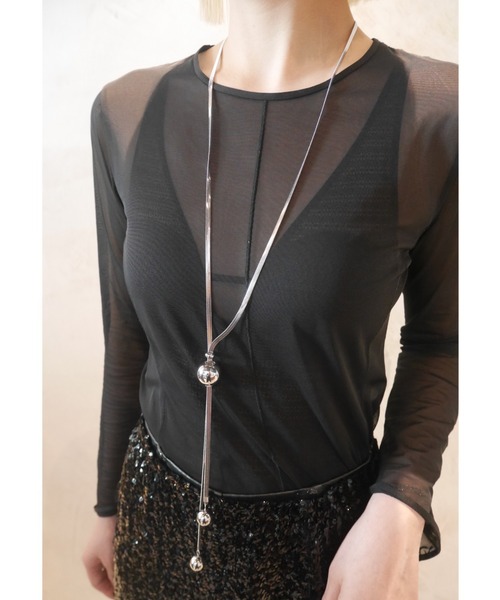 amplis（アンプリス）の「【amplis/アンプリス】three necklace / ゼアネックレス（ネックレス・レディース・シルバー・FREE）」の6枚目の写真