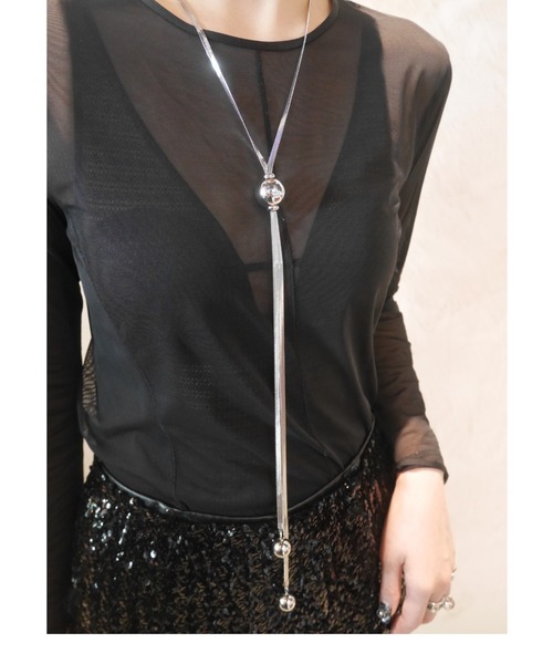 amplis（アンプリス）の「【amplis/アンプリス】three necklace / ゼアネックレス（ネックレス・レディース・シルバー・FREE）」の7枚目の写真