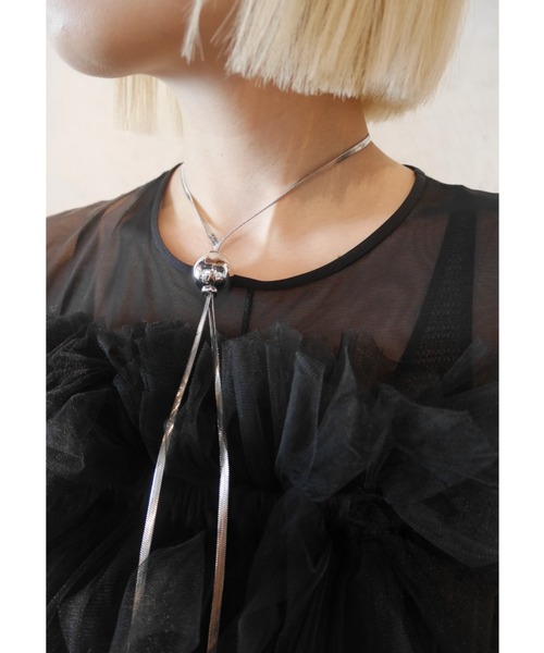 amplis（アンプリス）の「【amplis/アンプリス】three necklace / ゼアネックレス（ネックレス・レディース・シルバー・FREE）」の8枚目の写真