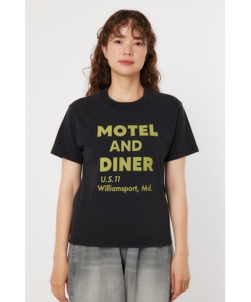 RODEO CROWNS WIDE BOWL(ロデオクラウンズワイドボウル)の「MOTEL AND DINER VINTAGE Tシャツ(Tシャツ/カットソー・レディース・イエロー/レッド/ブラック・FREE)」の19枚目の写真