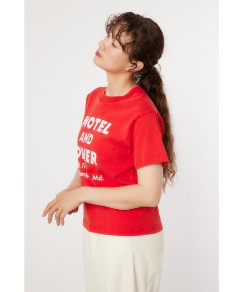 RODEO CROWNS WIDE BOWL(ロデオクラウンズワイドボウル)の「MOTEL AND DINER VINTAGE Tシャツ(Tシャツ/カットソー・レディース・イエロー/レッド/ブラック・FREE)」の5枚目の写真