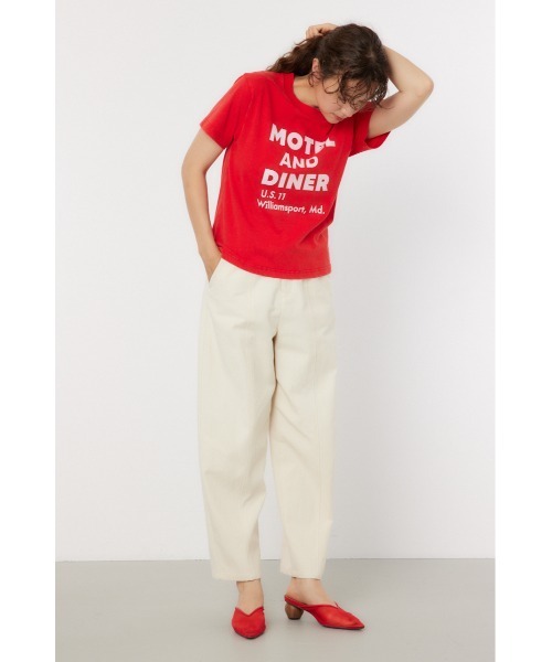 RODEO CROWNS WIDE BOWL(ロデオクラウンズワイドボウル)の「MOTEL AND DINER VINTAGE Tシャツ(Tシャツ/カットソー・レディース・イエロー/レッド/ブラック・FREE)」の7枚目の写真