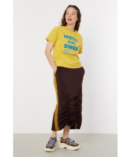 RODEO CROWNS WIDE BOWL(ロデオクラウンズワイドボウル)の「MOTEL AND DINER VINTAGE Tシャツ(Tシャツ/カットソー・レディース・イエロー/レッド/ブラック・FREE)」の11枚目の写真
