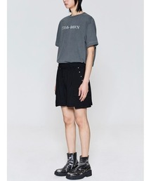 TILLDAWN（ティルダウン）の「【TILLDAWN】PIERCE LOGO PIGMENT 1/2 SLEEVE / 【ティルドーン】ピアスロゴプリント半袖Tシャツ（Tシャツ/カットソー）」