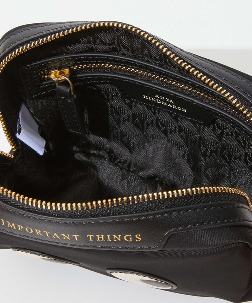 極美品　ANYA HINDMARCHアニヤハインドマーチ　アイズ　ポーチブラック セール 16%OFF】【ANYA HINDMARCH】ANYA HINDMARCH アニヤ