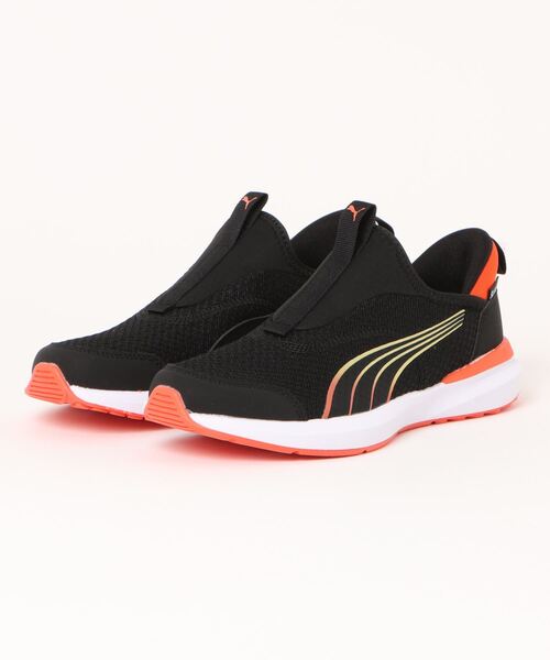 【セール】PUMA プーマ 22-245 KRUZ PROFOAM SLIPTECH クルーズ PROFOAM スリップテック JR 397633 01BLK/REDMAZING（スリッポン）｜PUMA（プーマ）