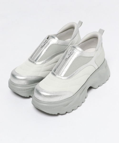 【セール】ZIPボリュームスニーカー/143889（スニーカー）｜JEANASIS（ジーナシス）