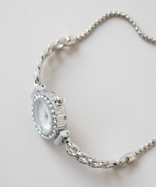 Port（ポート）の「【 antique andico / アンティーク アンディコ 】ビジュー バングルウォッチ 腕時計（アナログ腕時計・レディース・ピンクゴールド/シルバー/ピンク/ピンク系その他/ゴールド/ピンク系その他2/シルバー系その他・FREE）」の13枚目の写真