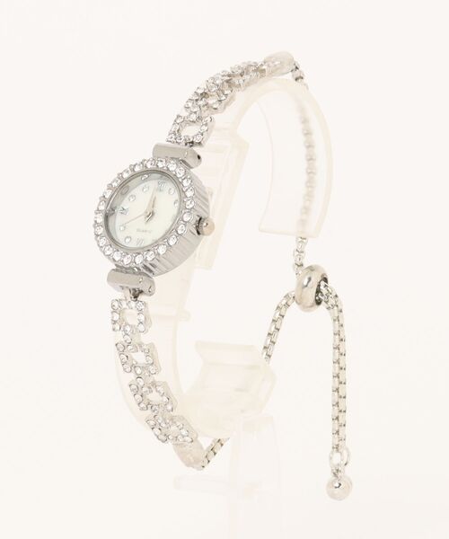 Port（ポート）の「【 antique andico / アンティーク アンディコ 】ビジュー バングルウォッチ 腕時計（アナログ腕時計・レディース・ピンクゴールド/シルバー/ピンク/ピンク系その他/ゴールド/ピンク系その他2/シルバー系その他・FREE）」の22枚目の写真