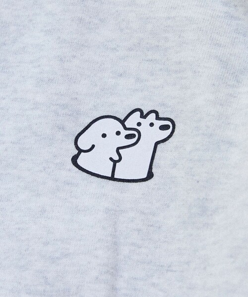 FREAK'S STORE（フリークスストア）の「matsui×FREAK'S STORE/マツイ×フリークスストア 別注 ｢DJ」キッズ バックプリント スウェット（スウェット・キッズ・ホワイト/グレー/ブラック・MEDIUM/SMALL/LARGE）」の7枚目の写真