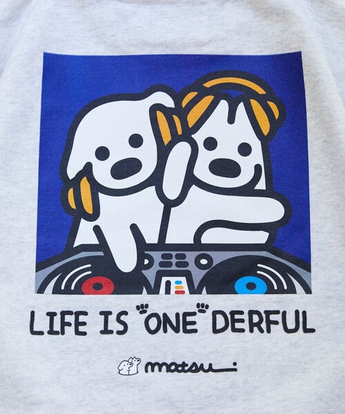 FREAK'S STORE（フリークスストア）の「matsui×FREAK'S STORE/マツイ×フリークスストア 別注 ｢DJ」キッズ バックプリント スウェット（スウェット・キッズ・ホワイト/グレー/ブラック・MEDIUM/SMALL/LARGE）」の8枚目の写真