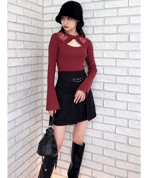 RESEXXY（リゼクシー）の「ファーバケットハット（ハット・レディース・グレー/ホワイト/ブラック・FREE）」の5枚目の写真