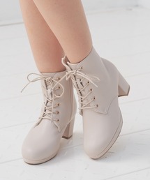 Honeys（ハニーズ）の「レースアップヒールブーツ（ブーツ・レディース）」