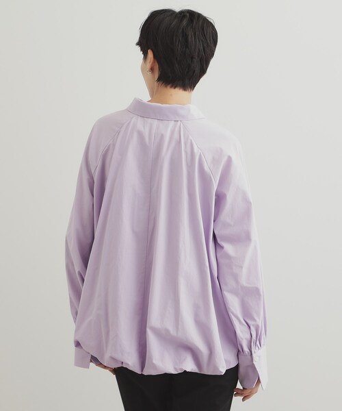 セール】裾バルーンスキッパーシャツ【洗濯機洗い可】（シャツ