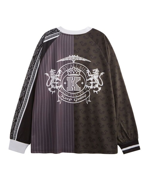 CORPUS TOKYO（コーパス トーキョー）の「ロングスリーブ Vネック メッシュ ゲームシャツ（Tシャツ/カットソー・メンズ・B/G/I/C/D/E/F/A/H/J・1/2/3）」の20枚目の写真