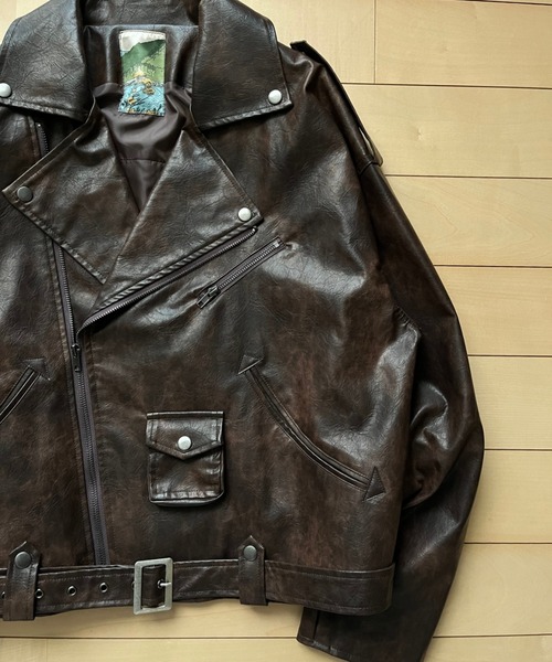 BALLSY.BROTHERS(ボールジーブラザーズ)の「Vintage wash western double riders(その他アウター・メンズ・ベージュ/ブラウン/ブラック・LARGE)」の3枚目の写真