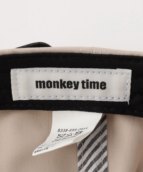 MONKEY TIME(モンキータイム)の「ツイル パネル キャップ(キャップ・メンズ・ダークグレー/ネイビー/ナチュラル/ブラック・FREE)」の18枚目の写真
