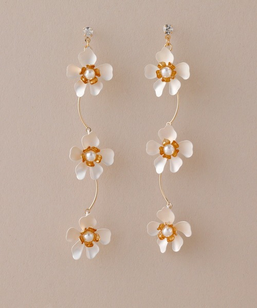 BAYA⭐KAORI♡ 【鑑定書付き】ハート＆キューピッドピアス セール】ハートピアス（ピアス（両耳用））｜cuorequal（クオレ