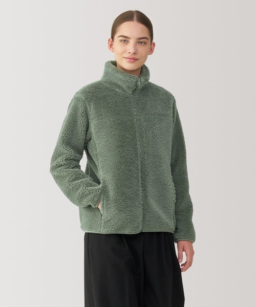 美良品 SOS フリースジャケット STUSSY ステューシー フリース ジャケット Work Sherpa Zip Crew