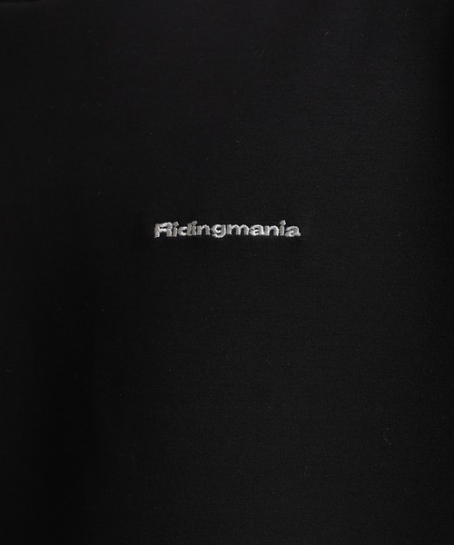 Ridingmania（ライディングマニア）の「【Ridingmania】サイドライン/ワンポイント刺繍テックプルオーバー（スウェット・メンズ・ブラック/ライトグレー・LARGE/MEDIUM）」の19枚目の写真