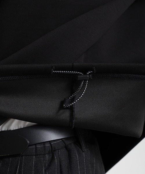 Ridingmania（ライディングマニア）の「【Ridingmania】サイドライン/ワンポイント刺繍テックプルオーバー（スウェット・メンズ・ブラック/ライトグレー・LARGE/MEDIUM）」の20枚目の写真