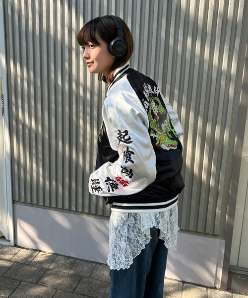 大幅値下☆激レア！AG☆エーアンドジーA&G☆スカジャン☆リバーシブル