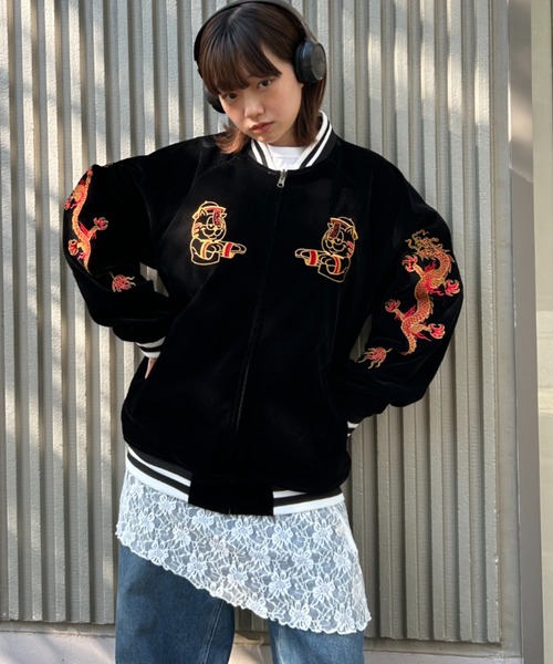 A'GEM/9 × .kom 『A'gem/エージェム』 リバーシブルスカジャン1