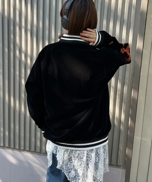 A'GEM/9 × .kom 『A'gem/エージェム』 リバーシブルスカジャン1