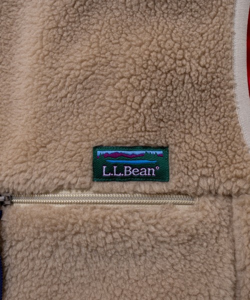 L.L.Bean（エルエルビーン）の「【JAPAN EDITION】トップシャム・ボア・フリース・ベスト（ベスト・メンズ・ブラック/タン・LARGE/MEDIUM）」の6枚目の写真