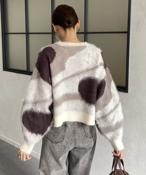THETOE シャギーニット　ベージュ THETOE シャギーニットベージュ