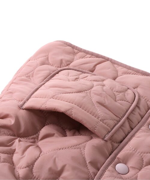 apres les cours(アプレレクール)の「【セットアップ可】ハート柄キルトジャケット(ブルゾン・キッズ・アイボリー/ピンク/ブラウン・100/130/120/110/80/90/140)」の10枚目の写真