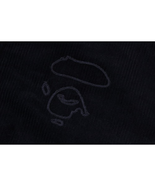 A BATHING APE（アベイシングエイプ）の「CORDUROY PADDED HOODIE JACKET（その他アウター・レディース・ネイビー・FREE）」の3枚目の写真
